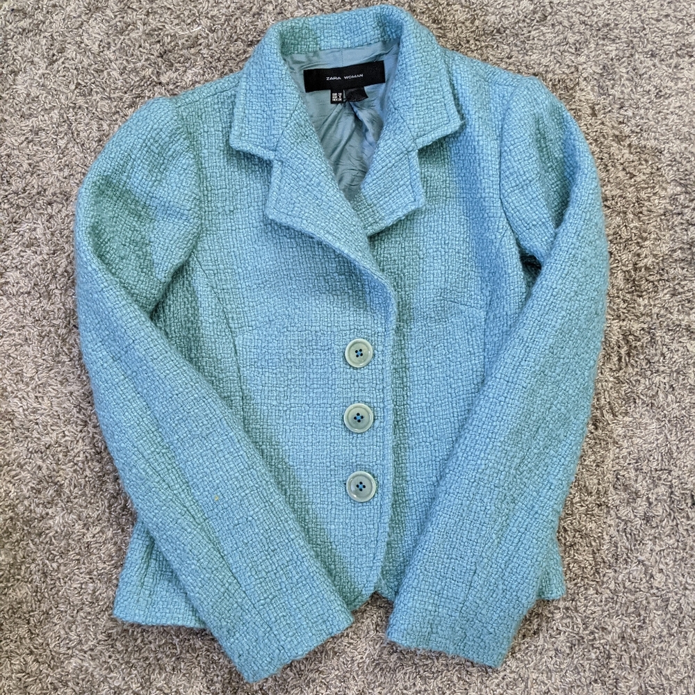 EUC Zara Knitted Blazer